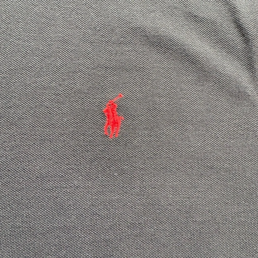 Polo Ralph Lauren Shirt Mens 2XL Black Polo Long Sleeve Classic Fit Red Pony